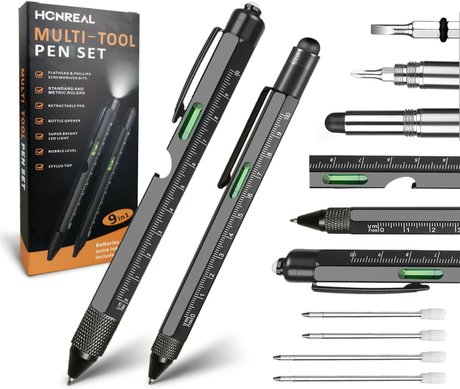 9 in 1 Multitool 2Pcs Pen Set