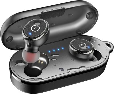 Bluetooth Wireless Earbuds  &  Wireless Charging Case 