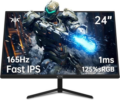 Borderless 24 inch Monitor, Fast IPS 1080p 144Hz 165Hz