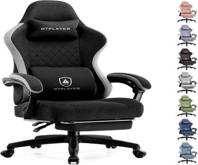 Gaming Chair with Footrest