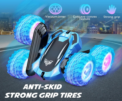 KKONES Remote Control Electric Race Stunt Car