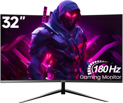 ZZA 32-Inch QHD Curved Gaming Monitor